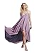 CA Mode Women Spaghetti Strap Chiffon Summer Beach Cocktail Party High Low Dress