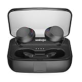 Wireless Earbuds, UNIOJO TWS Bluetooth 5.0 Headphones Premium IPX8 Waterproof Headphones Mini in-Ear 3D Stereo Sound Wireless Earphone, with 3000mAh Charging Case