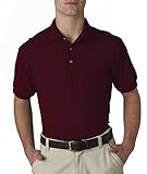 Gildan DryBlend 6 oz., 50/50 Jersey Polo, Medium, MAROON
