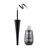 Ruby Kisses Eye Bling Glitter Eyeliner, Glitz N' Black