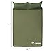 Winterial Double Self Inflating Sleeping Pad with Pillows, Camping, Backpacking, Travel, 2 Person