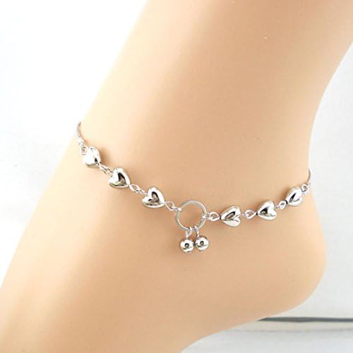 Kangma Heart Cherries Women Ankle Bracelet Barefoot Sandal Beach Foot Jewelry