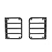 u-Box JK Wrangler Tail Light Cover Taillight Guards Rear Euro Protector for 2007-2018 Jeep Wrangler JK & Unlimited - Pair