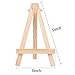 Eboot 24 Pack 5 Inch Mini Wood Display Easel Small Easels Wood Artist Tabletop Canvas Stand for Painting Arts Crafts Easels for Painting Arts Crafts Display Card Photo
