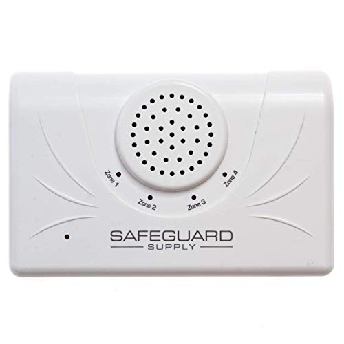 Safeguard Supply Extra Loud Doorbell- 120db Door Buzzer for Business Entry - Unique Loud Wireless Doorbell for Noisy or Large Areas - One Door Buzzer Entry System Kit Provides Complete Coverage
