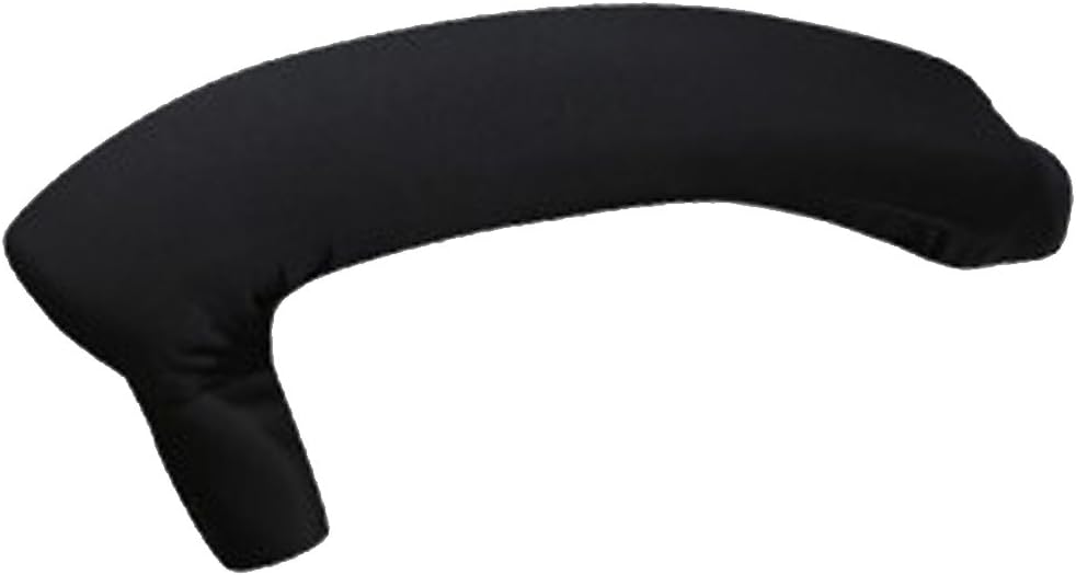 Loghot 2 Set Large Chair Armrests Pillow with Foam Cover Soft Armrest Cushion Pad for Home or Office Chair (Black): Kitchen & Dining
