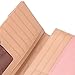Augur Women's Long Leather With Bandage Clutch Card Holder Purse Wallet (Pink)