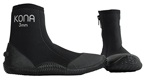 image for Kona 3mm Premium Double-Lined Neoprene Scuba Diving Boots with Vulcani