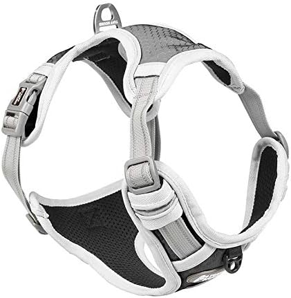 Maxmer Dog Harness Adjustable Soft Padded No Pull Pet Vest Harness Durable Reflective Pet Safety Harness for Dog Training Walking