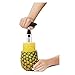 Magikuchen Professional Stainless Steel Pineapple Corer, Cutter, Slicer Peeler - Best Slices perfect rings instantly & smoothly - Comes with a Soft Silicone and Good Grips Handle for comfortable use!