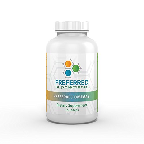 Preferred Supplements- Preferred Omegas- 1,000mg EPA/DHA- 120 softgels- Metal Free- DR FORMULATED, Prescription Grade- Non-GMO- Gluten Free- compared to Thorne, Pure Encapsulations, Xymogen