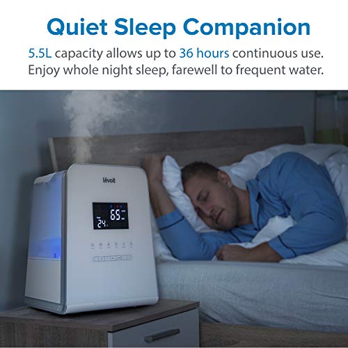 LEVOIT 5.5L Warm Cool Mist Ultrasonic Humidifier Deals, Coupons