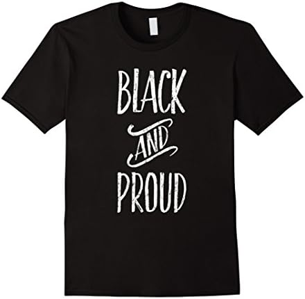 Men's Black And Proud T-Shirt XL Black