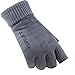 Monoche Half Finger Mittens Gloves Touch Screen Windproof Waterproof for Out Indoor Sports Men Women Cycling Driving Riding (Gray)thumb 2