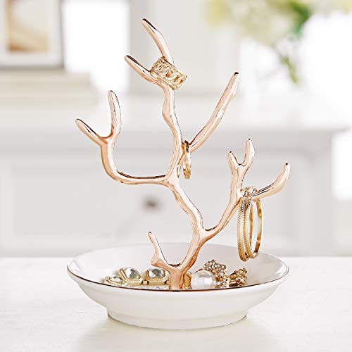 Laura Ashley Jewelry Organizer, Necklace & Earring Holder & Display