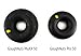 Goughnuts Original Medium Dog Chew Toy Ring for Aggressive Chewers from 30-70 Pounds in Pro 50 Black. Durable Rubber Dog Chew Toy for Medium Breeds and Power Chewers