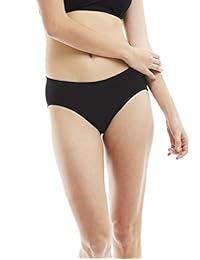 Kalon 6 unidades de ropa interior tipo hipster de nylon spandex para mujer