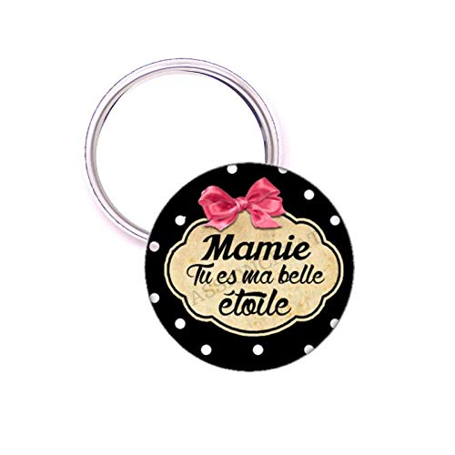 Mamie Tu Es Ma Belle Etoile Miroir 56mm Idee Cadeau Anniversaire Noel Fete Des Grand Meres Amazon Fr Handmade