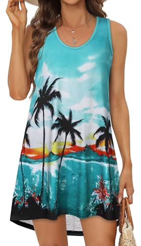Elescat Coconut Trees Swimsuit Cover Up
