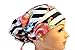 Scrub Hat Chemo Cap NEW European BOHO Pixie Bad Hair Day MANY Colors (striped rose)