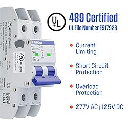 Westinghouse UL 489 AC Miniature Circuit Breaker, 2