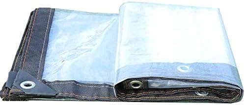 DENGDAI Transparent plastic waterproof cloth for windproof and cold vegetable greenhouse roof covering animal and plant insulation,3X4m