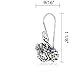 WithLoveSilver 925 Sterling Silver Thistle Luckenbooth Shamrock Simulated Cubic Zirconia Dangle Hook Earrings