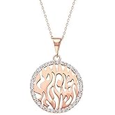 Alef Bet by Paula Shema Israel Hebrew Prayer Blessing Necklace for Women