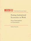 Putting Institutional Economics to Work : From Participation to Governance, Picciotto, Robert, 0821334581