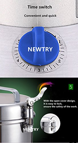 NEWTRY 300g Electric Stainless Steel Pulverizer Blender Herb Mixer Household Food Mill Grain Coffee Grinder Superfine For Chinese Medicinal Materials Spice Flavoring 110V/220V