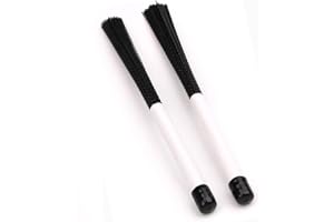 FENGTAIKE Nylon Drum Brushes for Cajon, Snare and Percussion Instruments, 1 Pair