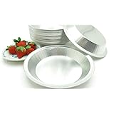 KitchenDance 9" Disposable Heavy Aluminum Foil Pie Pans (10)