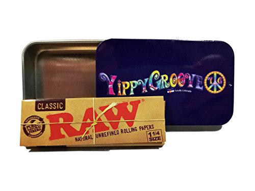 The Exceptional Brass Pipe Screen-Made in the USA-in a Collectible Limited Edition YippyGroove StashTin®-For a More Enjoyable, Cleaner, Ash-Free Smoke (Size ¾/.75") (100)