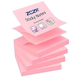 ZCZN 400 Sheets Pop-up Sticky Notes, 3 x 3