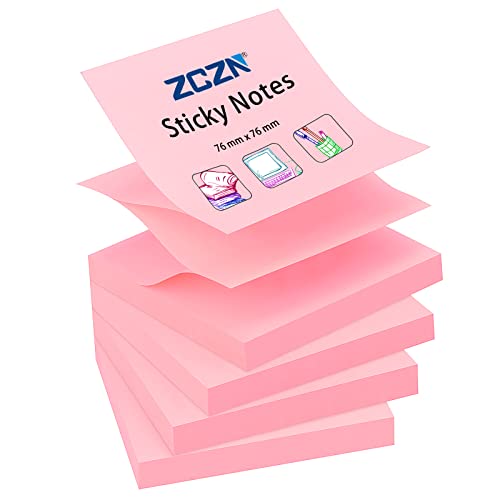ZCZN 400 Sheets Pop-up Sticky Notes, 3 x 3