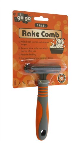 GoGo Pet Products Undercoat Rake Pet Grooming Comb, Small