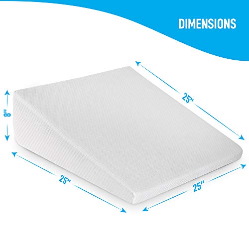 Healthex Bed Wedge Pillow Acid Reflux, Heartburn, Snoring Ultra