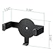 WALI Metal Wall Mount Dot 2nd Generation Holder Bracket Case Stand for Smart Home Speaker Assistant (SWM-EH-01B), 1 Pack, Black