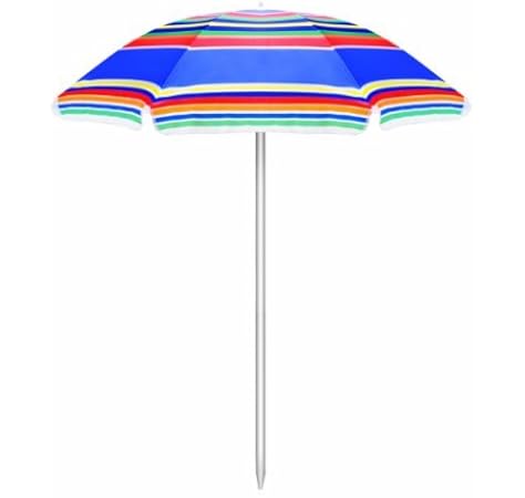 Amazon Com Graphic Image Outdoor Umbrella Multi Color Stripe Sports Outdoors