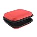 Geekria Shield Headphones Case for in-Ear Headphones, Replacement Hard Shell Travel Carrying Bag with Cable Storage, Compatible with Audio-Technica, Beats, JBL Headsets (2 Packs/Red)