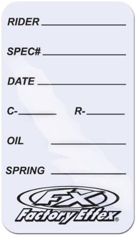Suspension Spec Sticker Fx 06-90021 New
