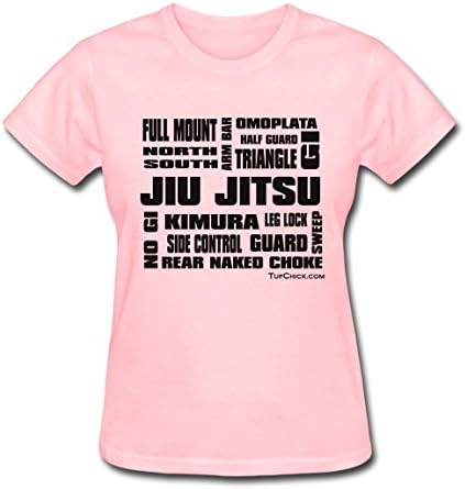 Tuf Chick Women's Jiu Jitsu Terminology T-shirt M Pink