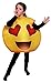 Emoji Halloween Party Costume for Kids Bonus 660 Party Favor Stickers (Child, Heart Eyes)
