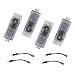 Grolish Cree Led 4 piece Car Door LED Lighting Logo Projector Door Step Light for BMW(4-Pack)