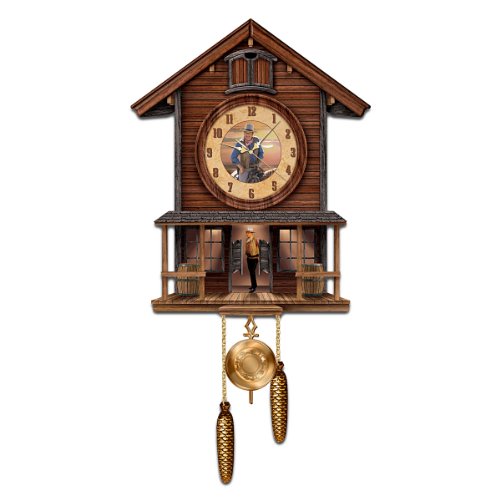 John Wayne: American Icon Collectible Cuckoo Clock by The Bradford Exchange