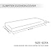 SUBRTEX Spandex Elastic PU Leather Couch Stretch Water-Proof Patio Durable Cushion Slipcovers Furniture Protector Slip Cover for Settee Sofa Seat for Replacement in Living Room