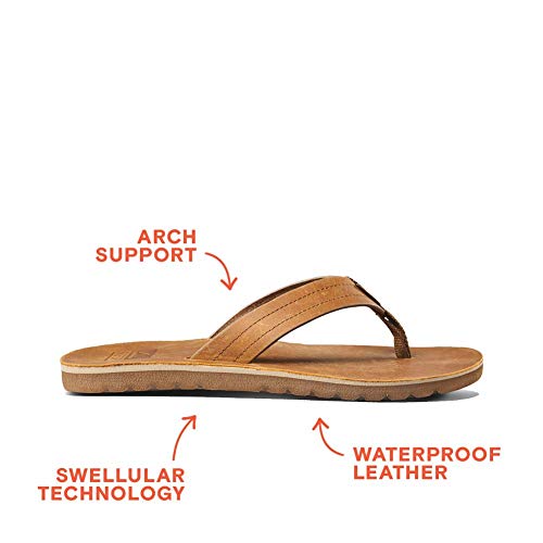 Reef Men's Sandals, Reef Voyage LE, Brown/Bronze, 11 Pricepulse