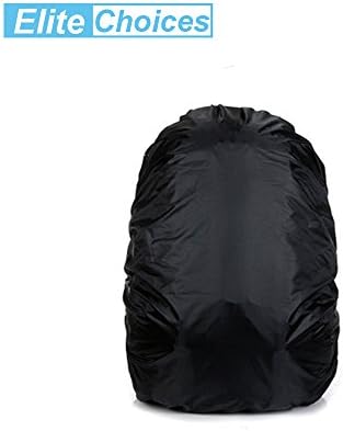 Waterproof Backpack Rain Cover , Elite Choices about 35L Nylon Knapsack Rucksack Water Resist Cover for Hiking Camping Traveling Outdoor (Black, 30-40L)