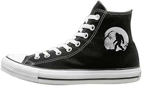 Kzsc55 Full Moon Bigfoot High-tops Canvas Shoes For Unisex 39