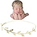 Miugle Baby Gold Leaves Headbands